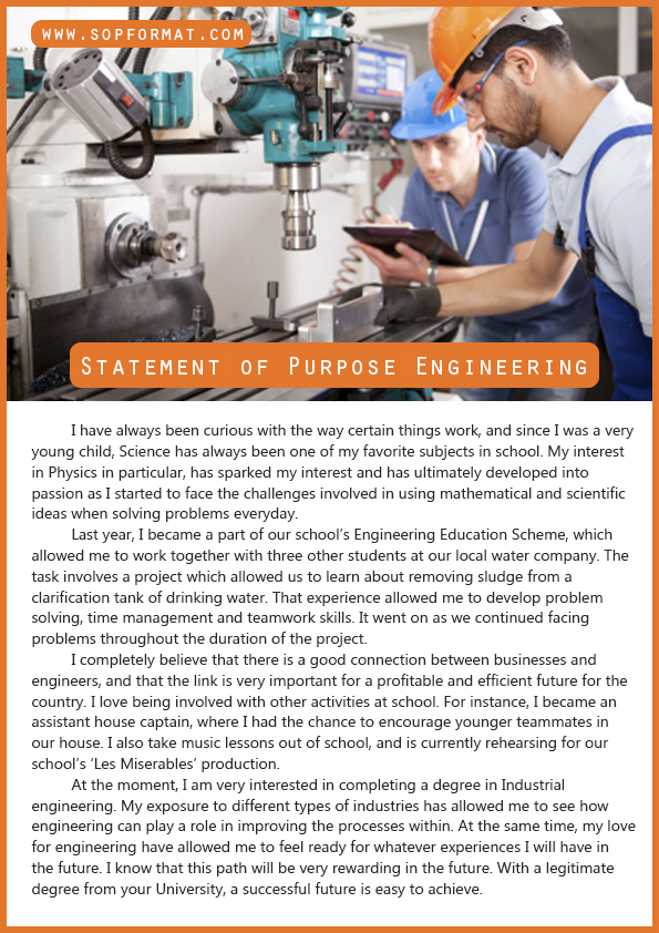 statement of purpose engineering